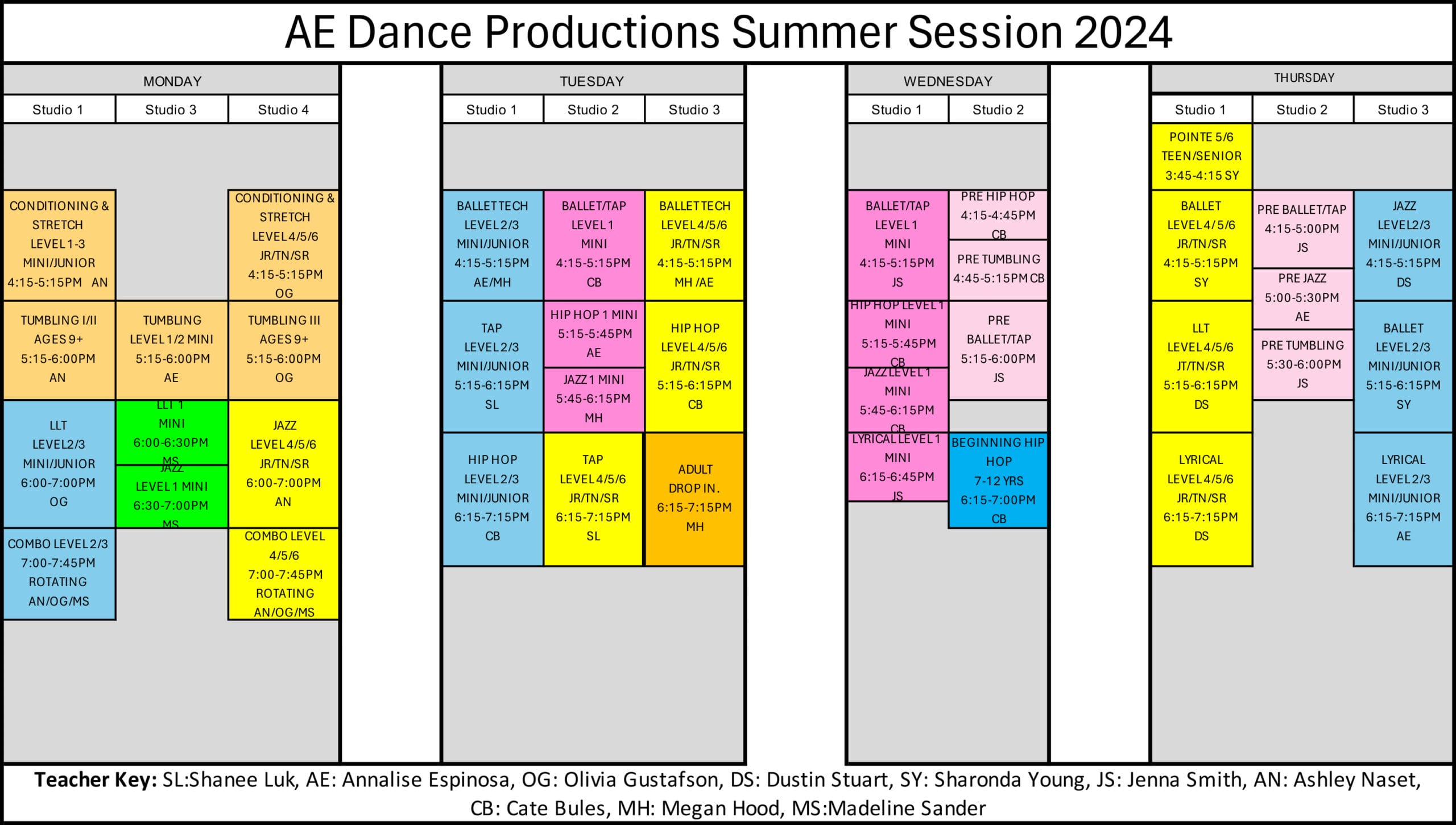 Copy of Summer Schedule 2024 v.7 5-23-24